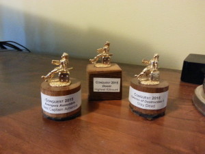 Trophies from Conquest 2015